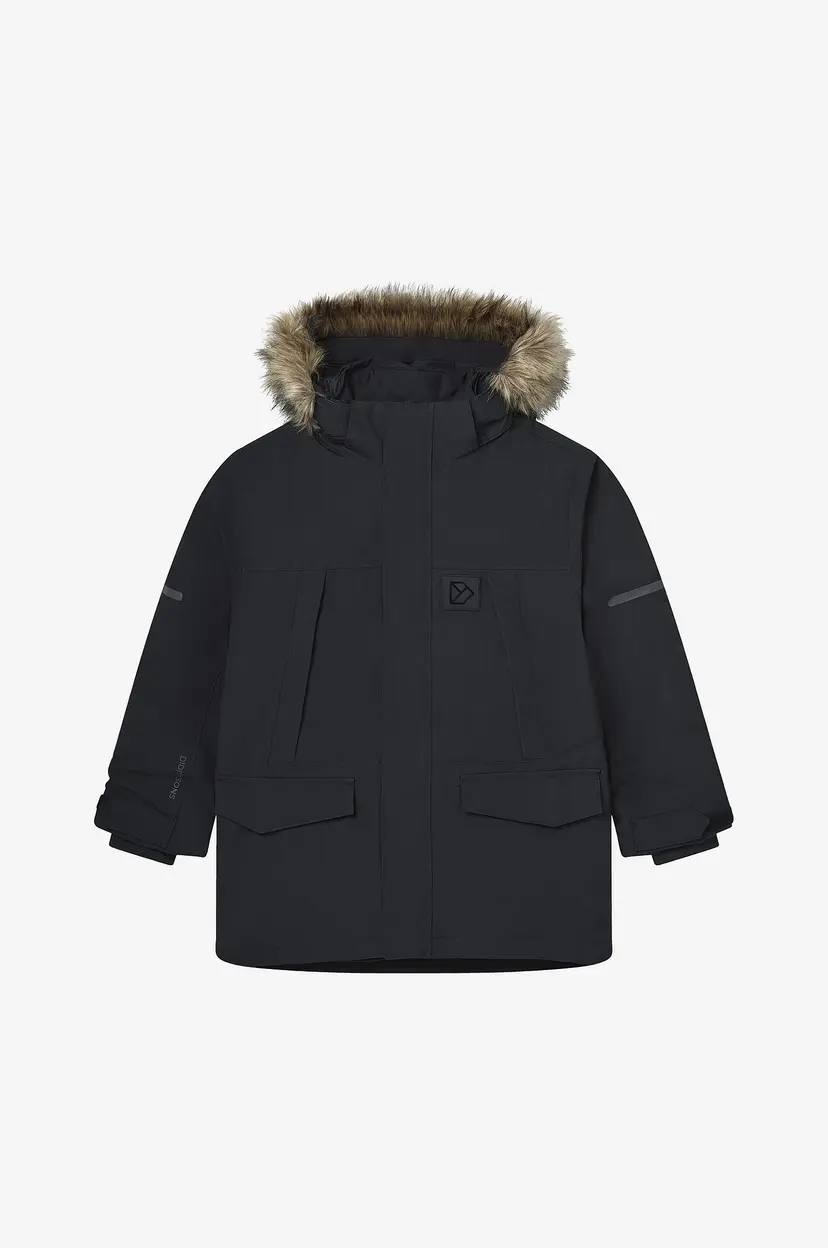 Didriksons Parka Sylvin Kids - Svart