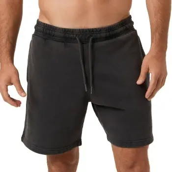Björn Borg Björn Borg Oversized Washed Sweatshorts Svart bomull Medium Herre