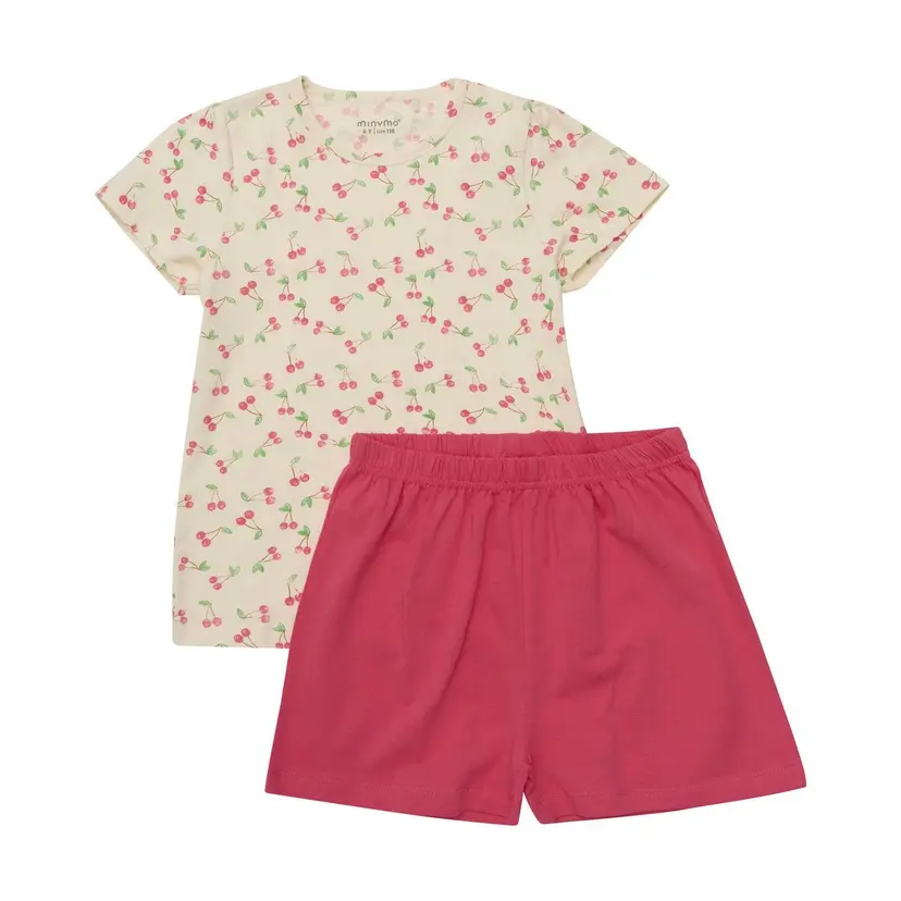 Minymo Minymo T-shirt+Short Sett Pink Dogwood (140 / 10 år)