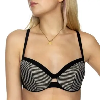 Chantelle Chantelle Vibrant Covering Underwire Bikini Bra Svart C 75 Dame