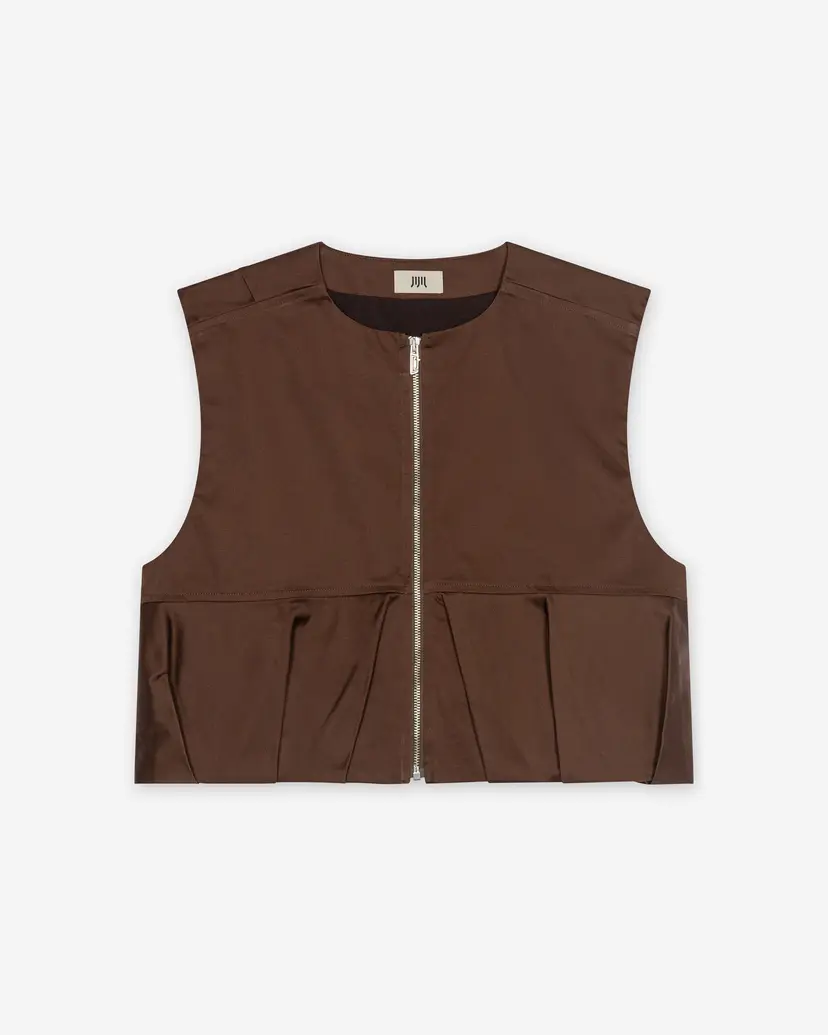 Jijil Jijil JPE26GL221 Brown Vest