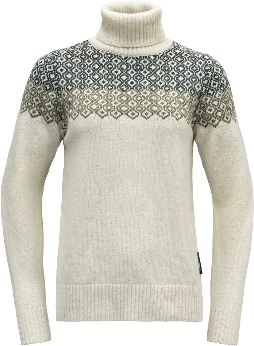 Devold Devold W's Syvde Wool High Neck Offwhite