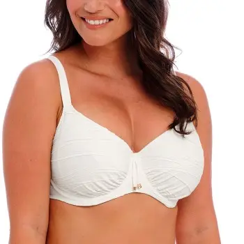 Fantasie Fantasie Beach Waves UW Full Cup Bikini Top Hvit Dame
