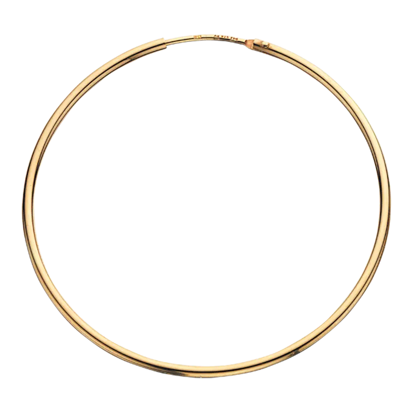 Scrouples Scrouples - Forgyldt sølv creol, 44mm - 193662