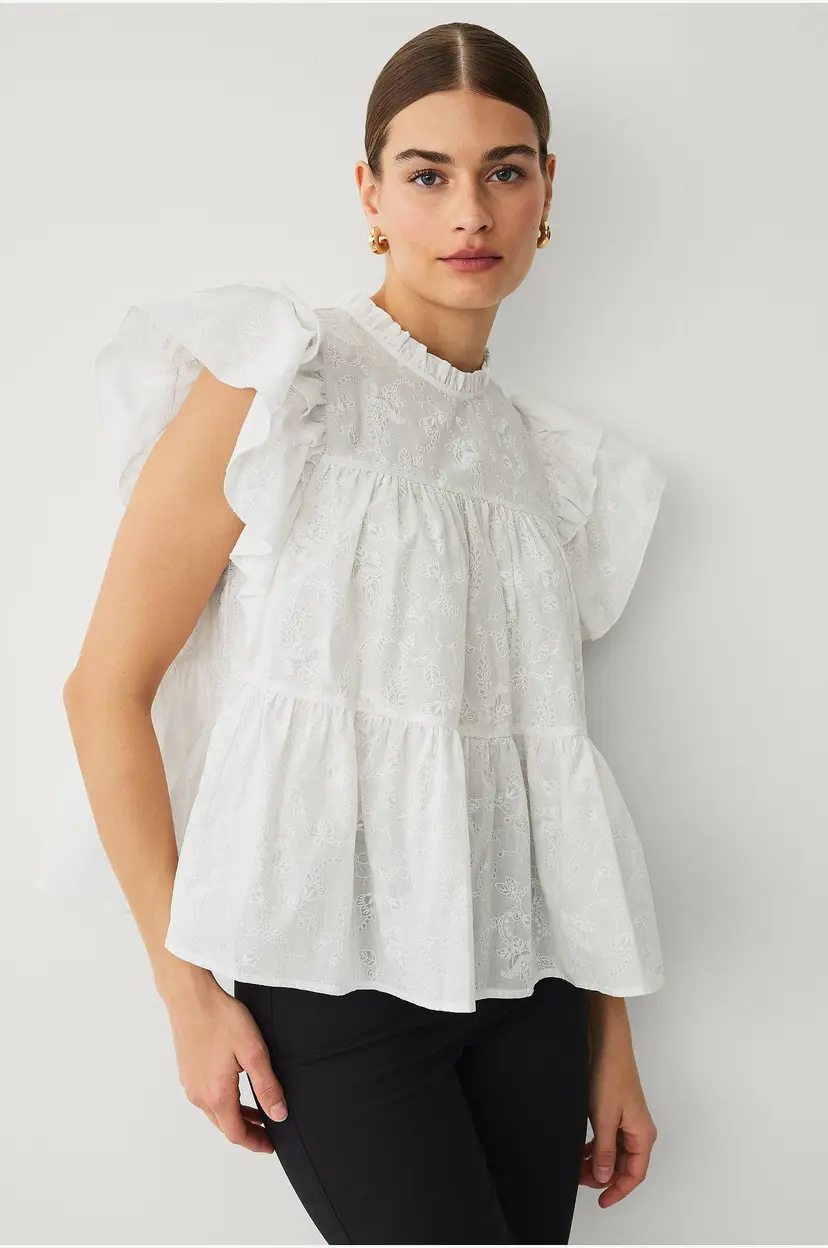 Ellos Collection bluse - Hvit