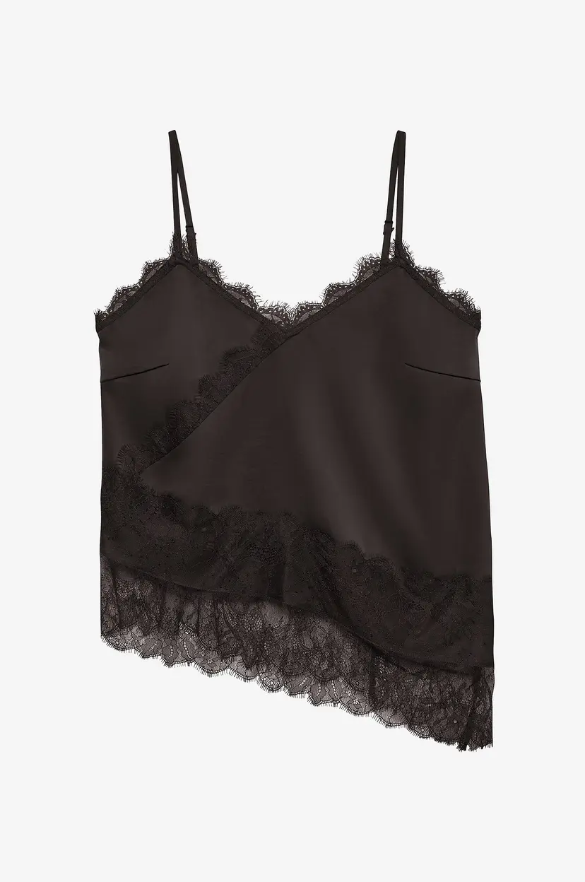 Vero Moda Undertøystopp vmJulia Singlet Lace Assymetric - Brun