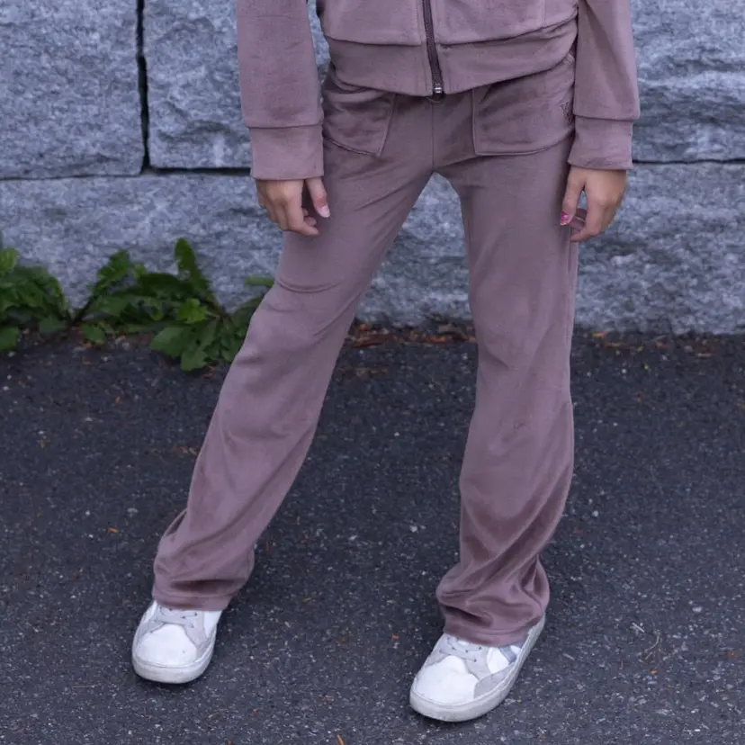 Vilje & Ve Vilje & Ve - Bukse Velour Hermine Taupe