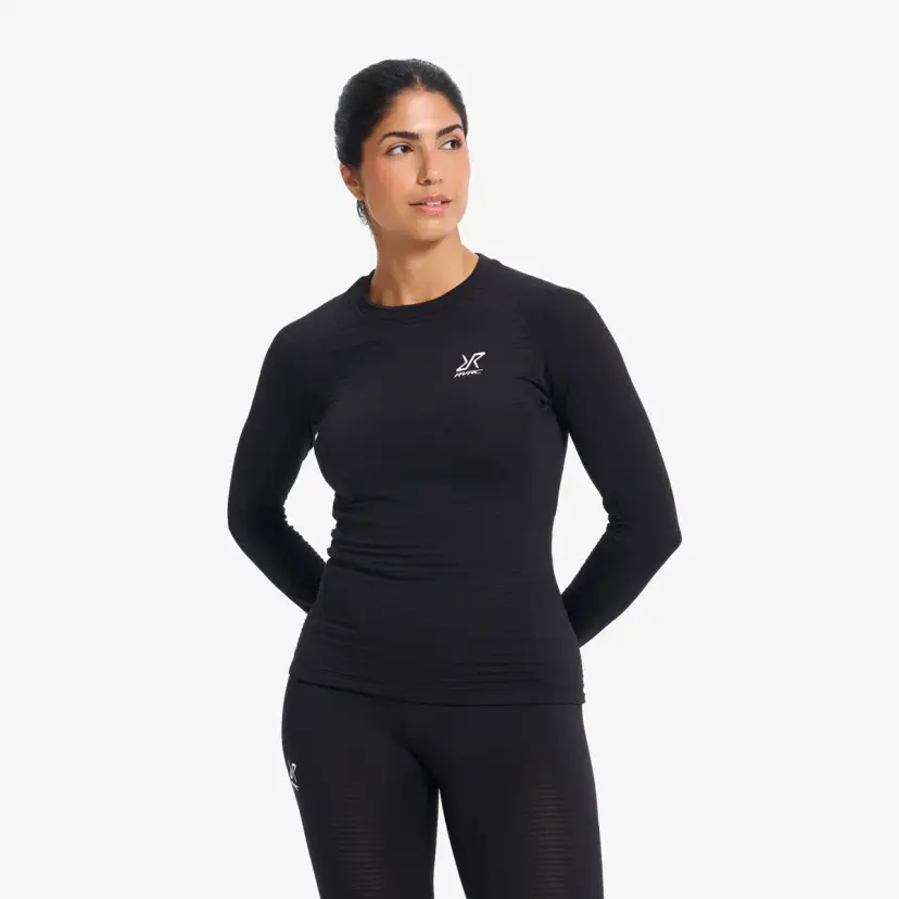 RevolutionRace Tour Thermal Base Layer Top Dame Black