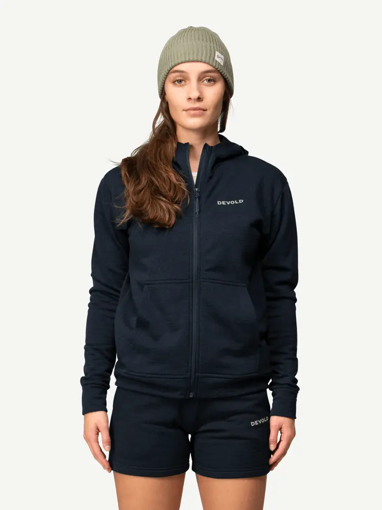 Devold Devold - Everyday Zip Hoodie Dame - Large - Blå