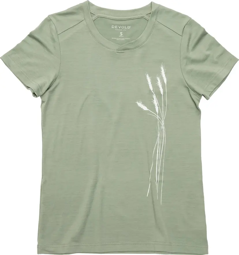 Devold Devold Women's Premium "Oats" Tee Fog