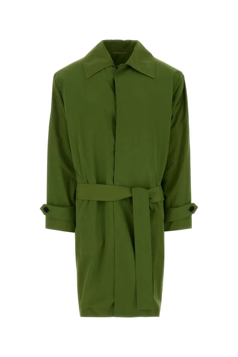 Saint Laurent Saint Laurent Trenchcoats – Grønn