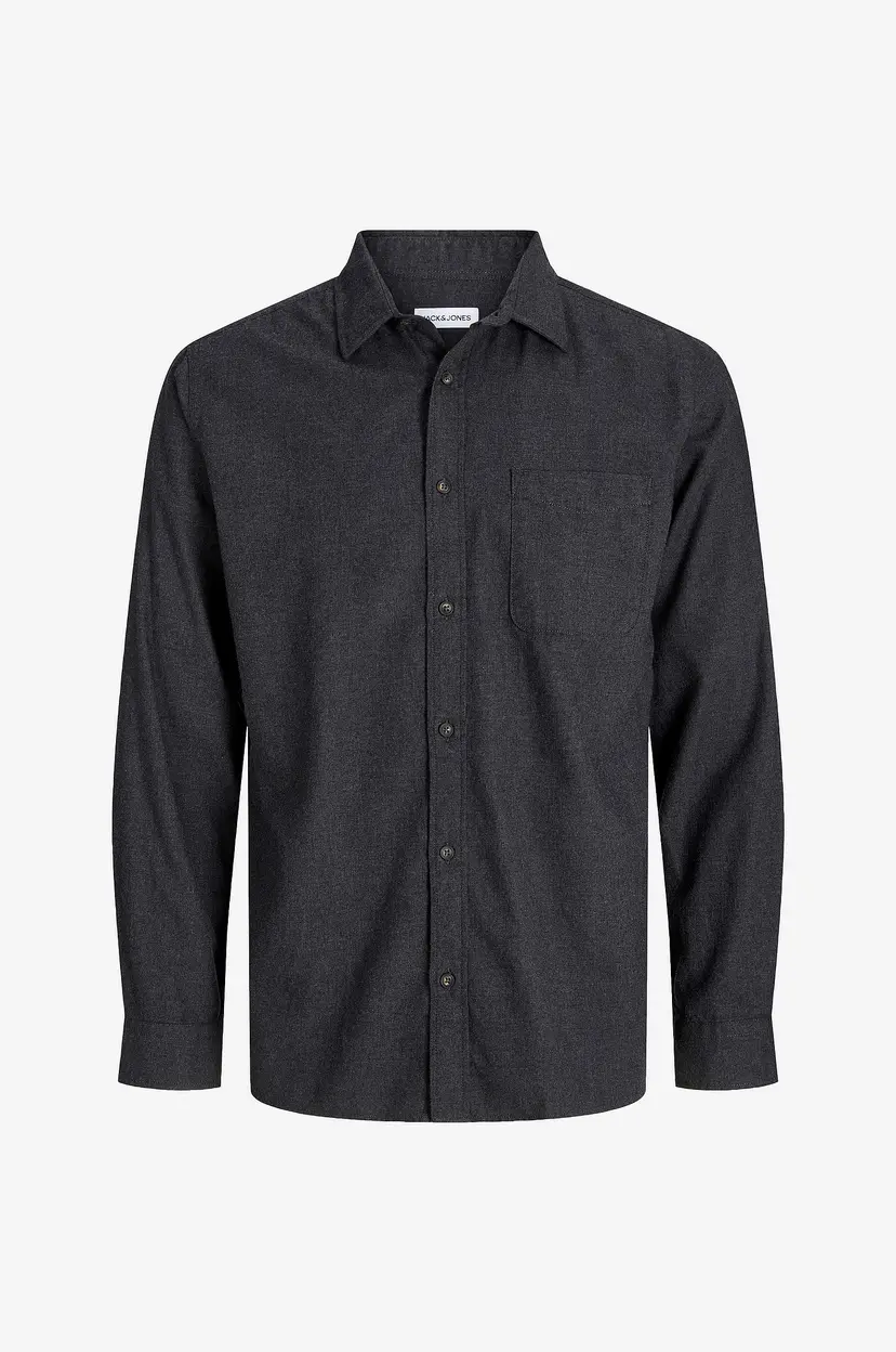 Jack & Jones Skjorte jjeClassic Melange Shirt L/S - Grå