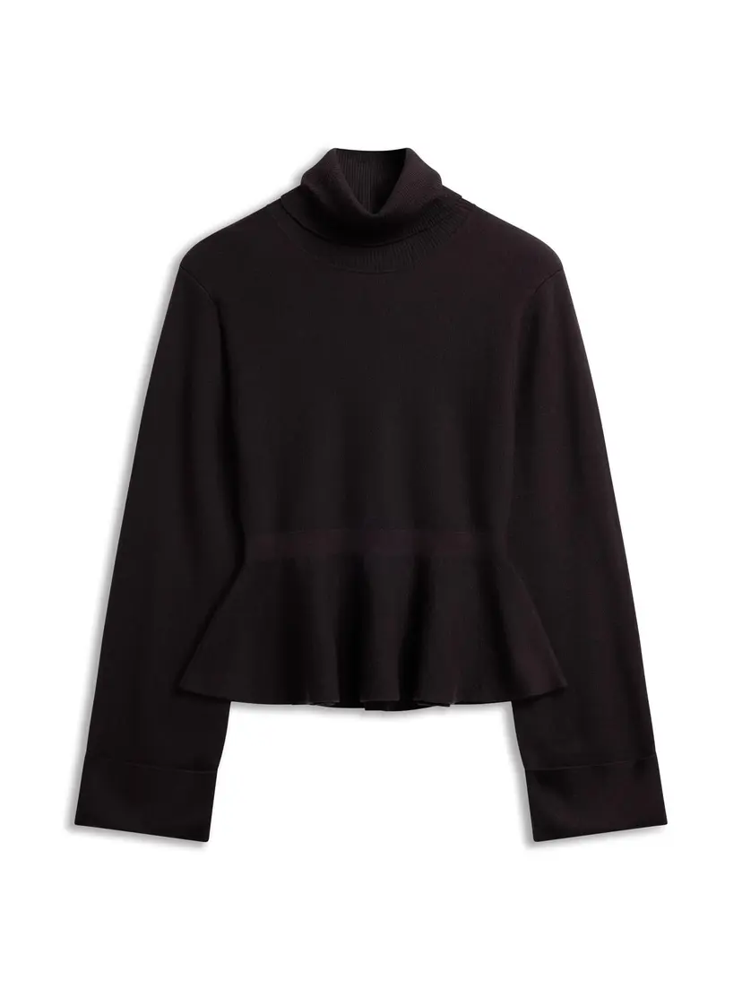 ella&il Ovie Merino Sweater Dark Brown - XS