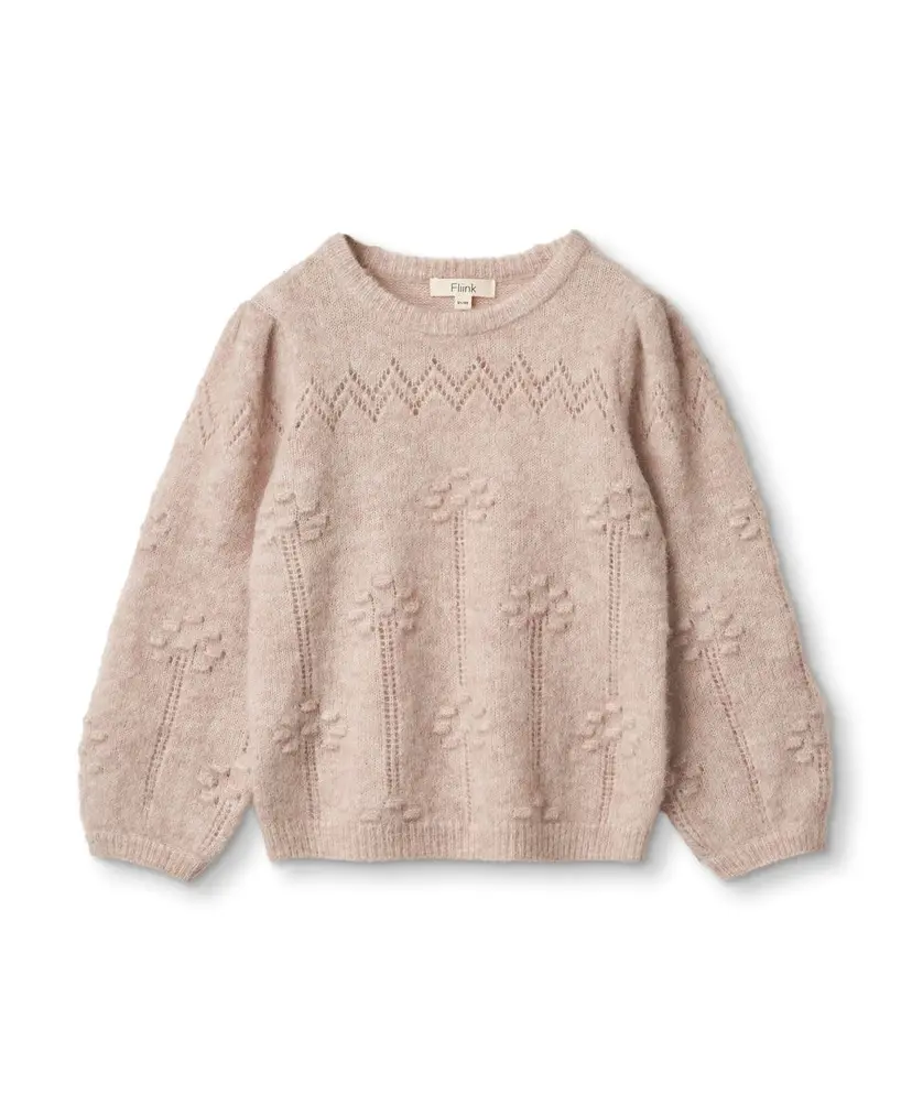 Fliink Fliink Ull Star Alpaca Blouse Knit Peach Whip (92 / 2 år)