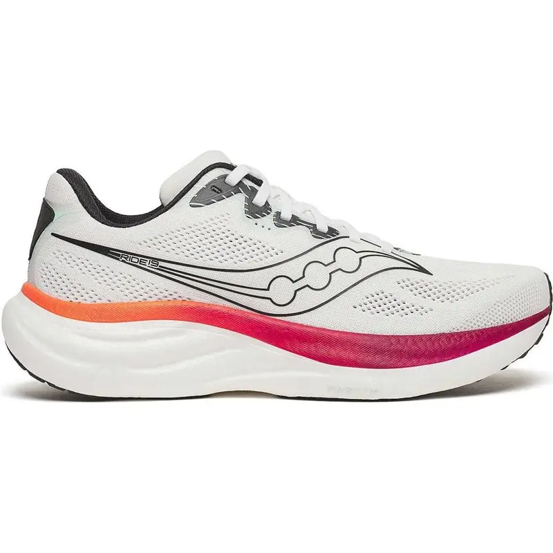 Saucony Saucony Ride 19 M White/Crimson