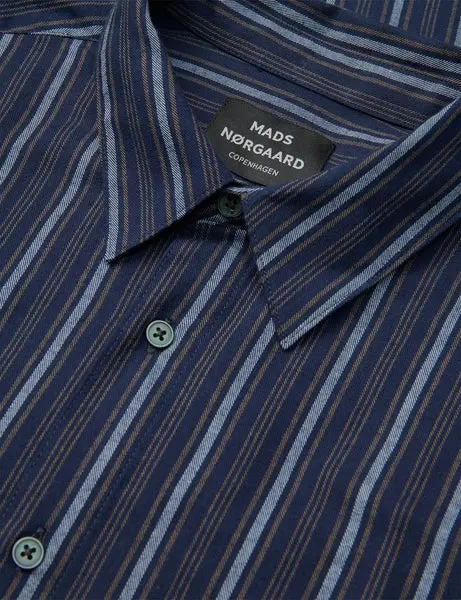 MADS NØRGAARD Mads Nørgaard Flannel Stripe Shirt