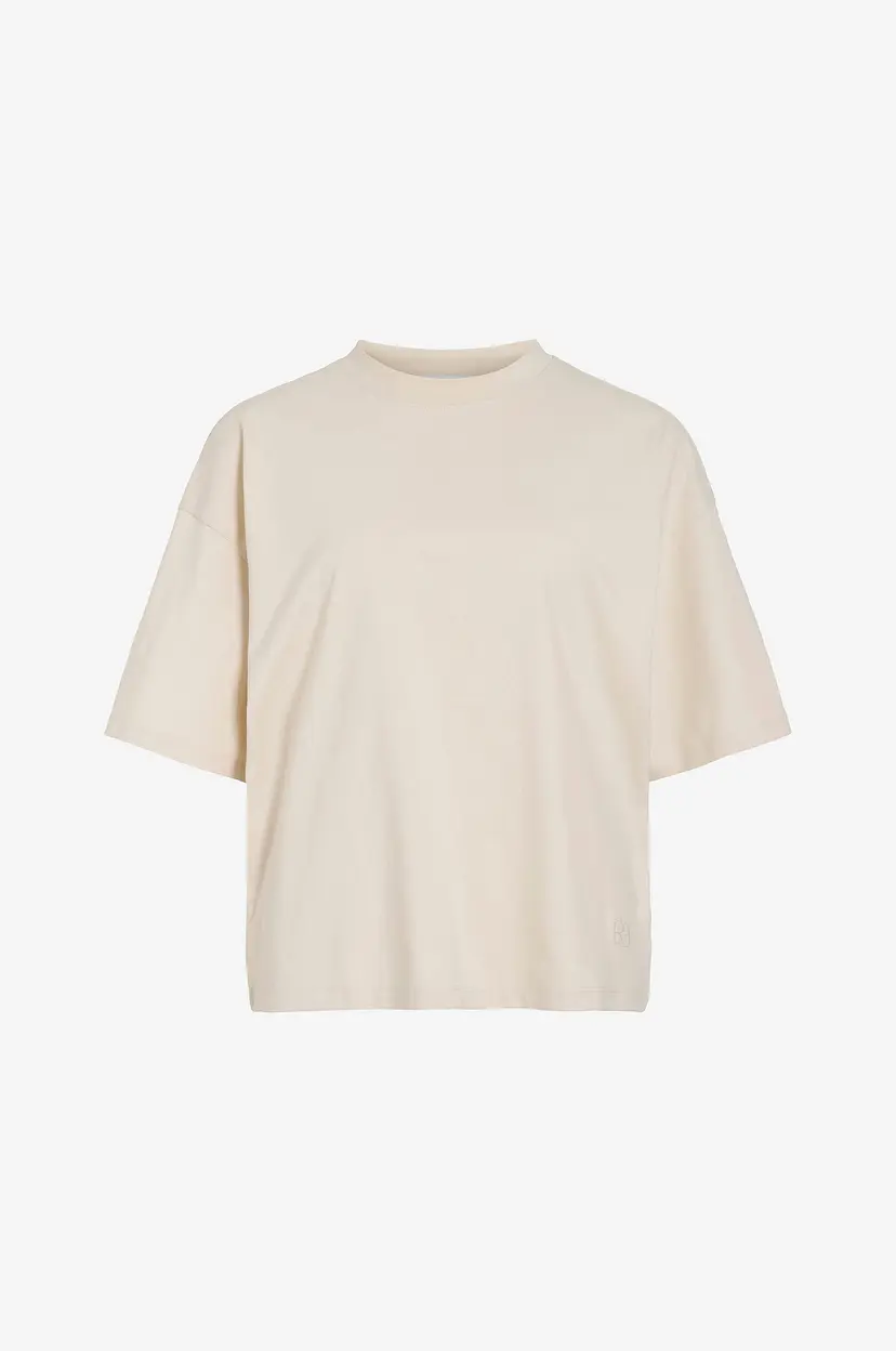 Rouge Edit T-skjorte rouNanna Oversized 2/4 O-neck - Beige
