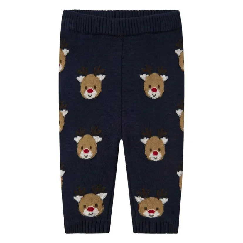 NAME IT Name It - Julebukse Baby Knit Reindeer Navy Blazer