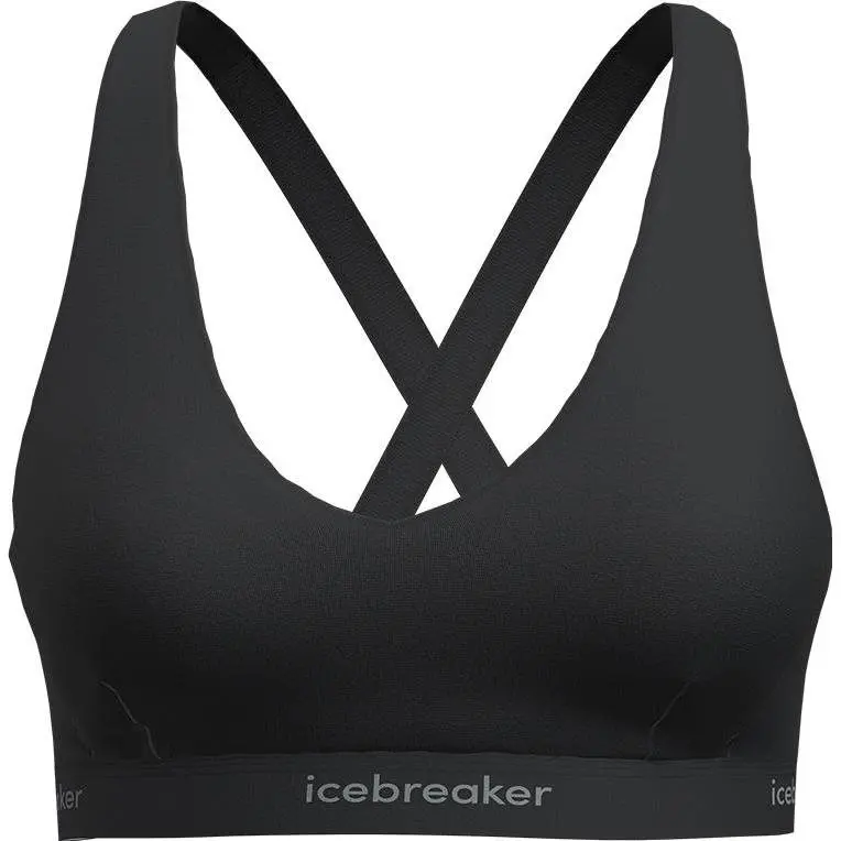 Icebreaker Icebreaker W Mer 125 Cool-LiteSprite Racerback Bra Black
