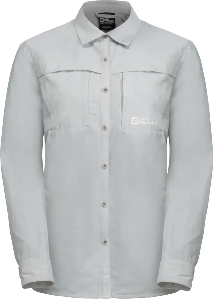 Jack Wolfskin Jack Wolfskin Women's Barrier Long Sleeve Shirt Cool Grey
