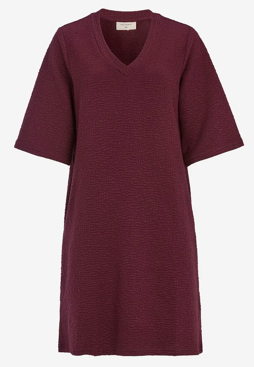 Freequent Strukturmønstret Jersey-kjole