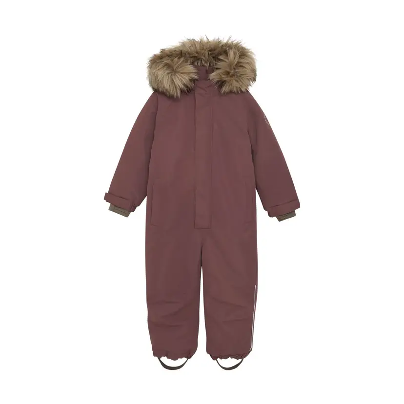 En Fant En Fant Vinterdress Med Fuskepels Rose Taupe (134 / 9 år)