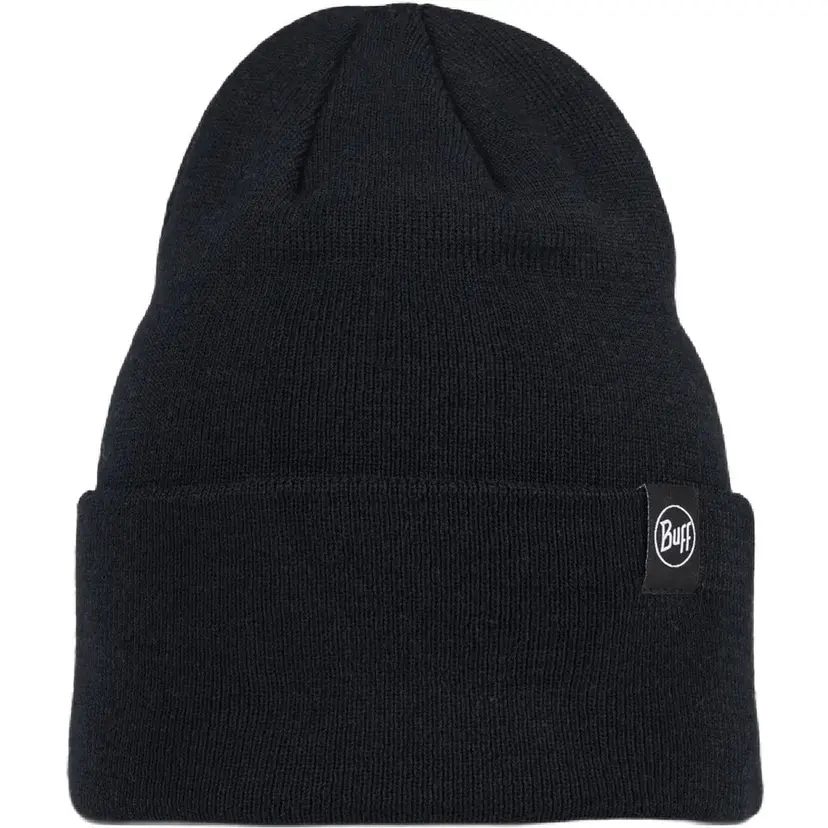 Buff Buff Beanie Knitted Lilon Black