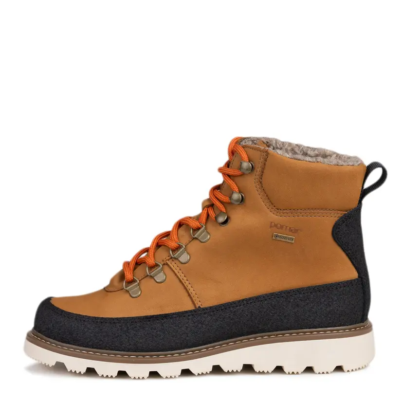 Pomar Pomar Women's Kerttu GORE-TEX Ankle Boot Tan Nub/Pu/Wht.Sole