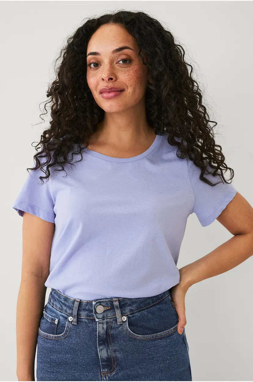 Ellos Collection T-skjorte Crew Neck - Blå