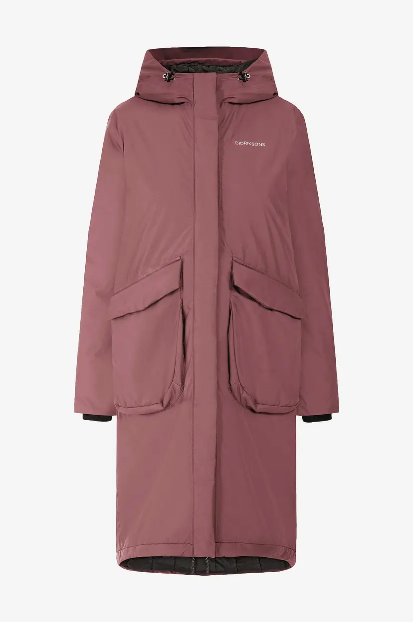 Didriksons Fara Wns Parka - Rød