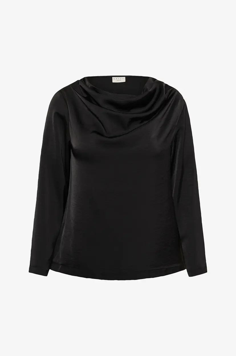 KAFFE Curve Bluse KClori Blouse - Svart