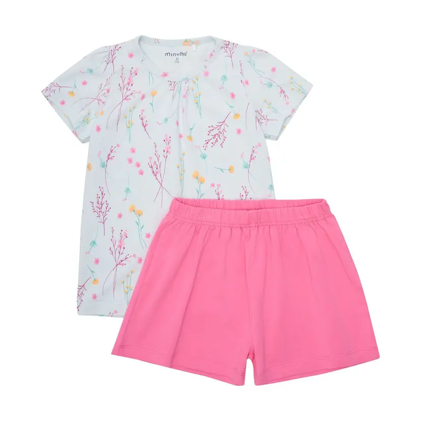 Minymo Minymo T-shirt+Short Set AOP Wan Blue (98 /3 år)