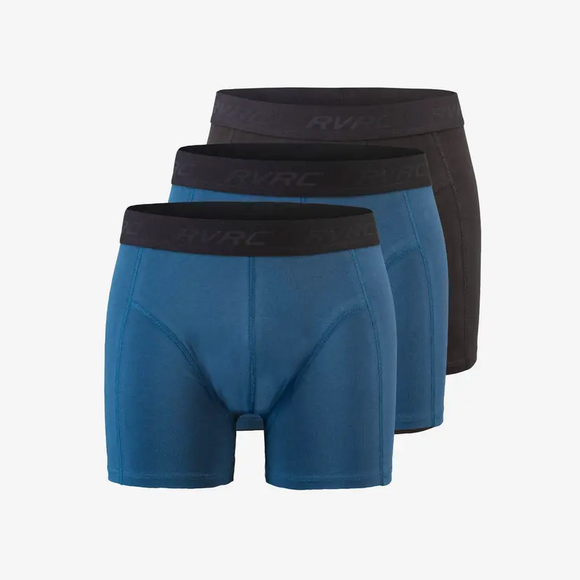 RevolutionRace 3-pack Ultimate Soft Boxers Herre Black/Moonlit Ocean
