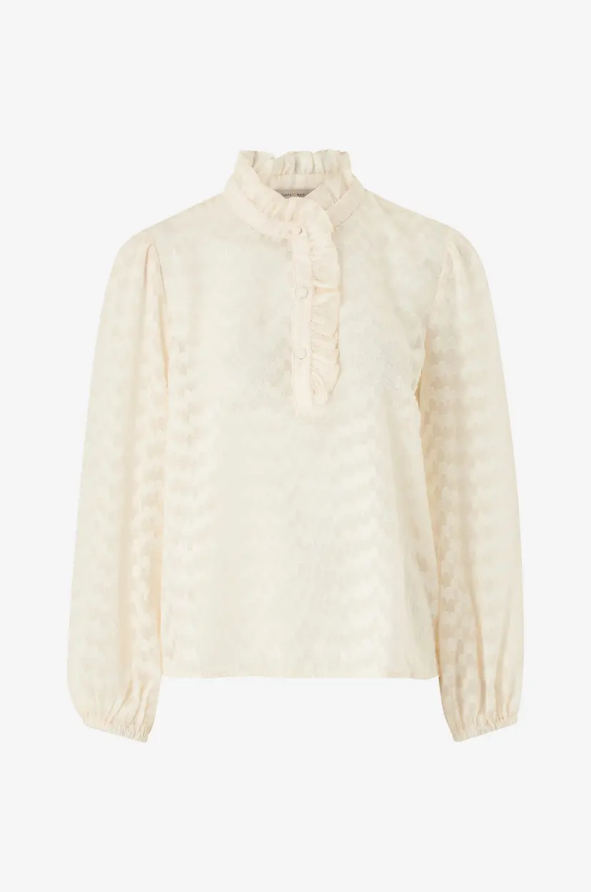 Costamani Bluse Prag Blouse - Hvit