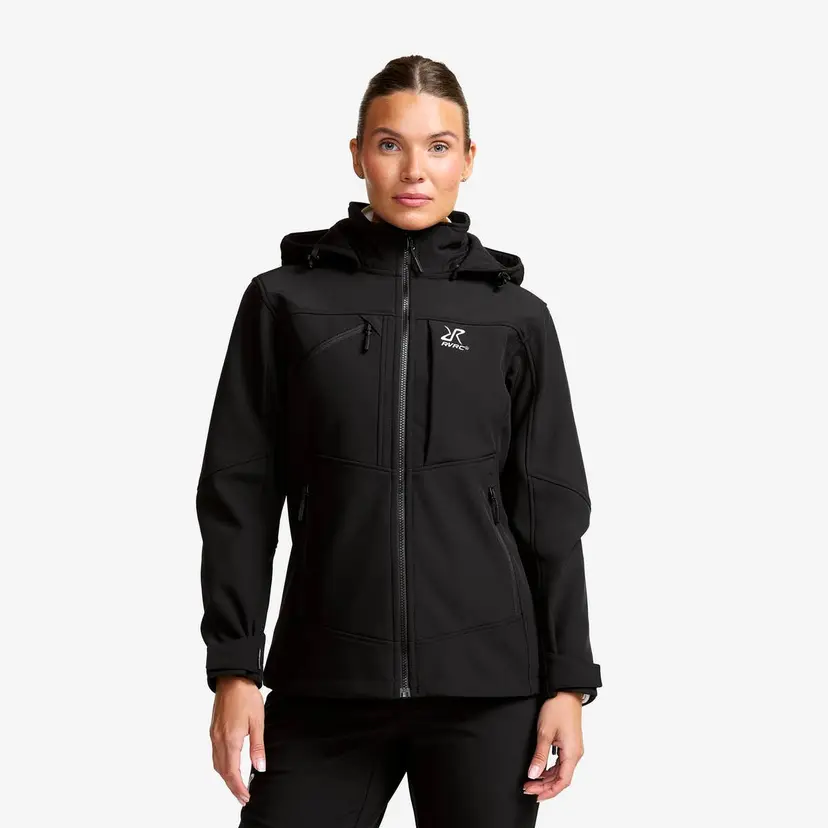 RevolutionRace Hiball Softshell Jacket Dame Black