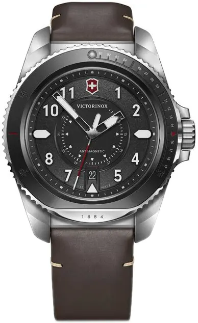 Victorinox Victorinox Herreklokke 241976.1 Journey 1884 Sort/Lær Ø43 mm
