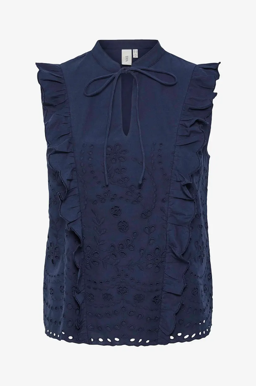 Y.A.S Bluse yasLuma SL Top S - Blå