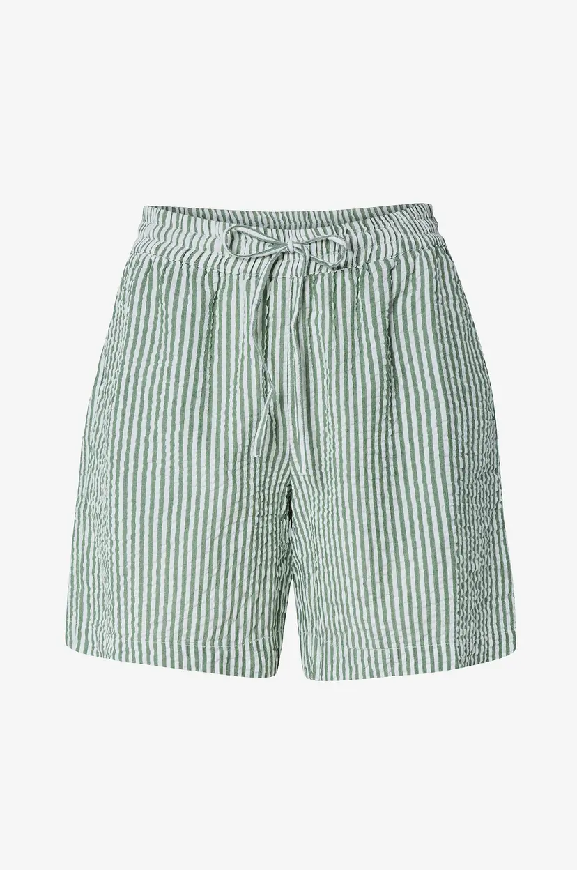 Pieces Shorts pcSally HW Loose String Shorts Wvn - Grønn