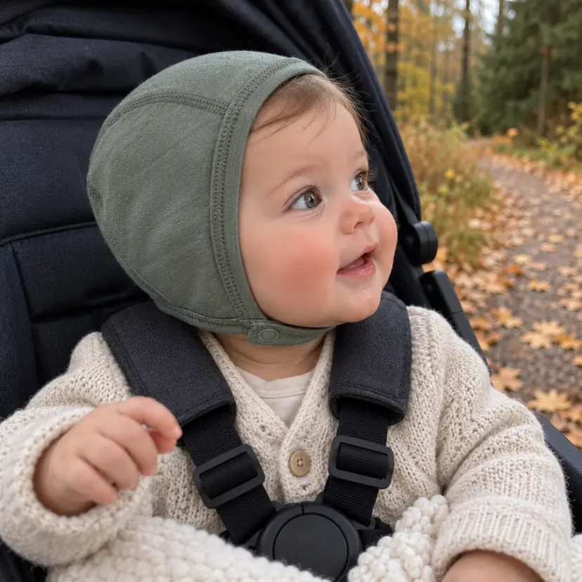 Need it Babylue i ull/bambus "Digg" Skjønn Grøn