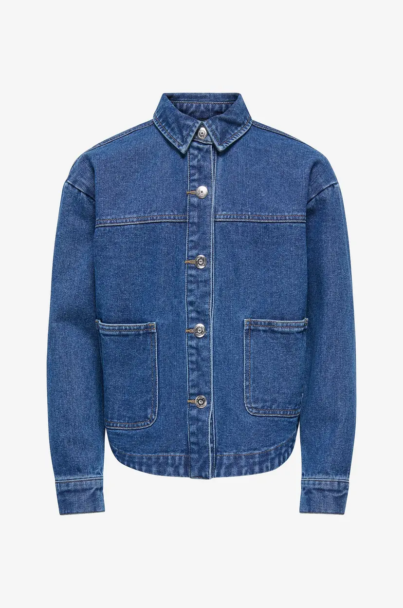 Kids Only Denim jakke Koglara LS Dnm Shacket Gua - Blå