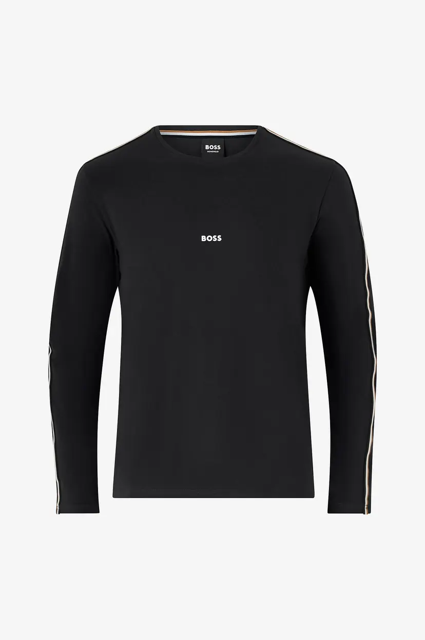BOSS T-skjorte Unique Ls-shirt - Svart