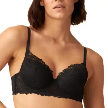 Naturana NATURANA BH Friday Padded Underwired Bra Svart polyamid B 75 Dame