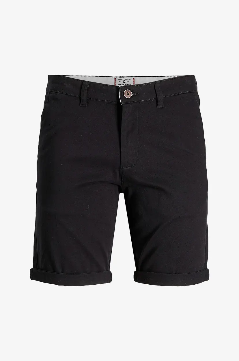 Jack & Jones Chinoshorts jpstDave jjChino SN Akm Pls - Svart