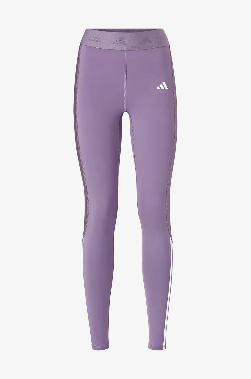 Adidas Sport Performance Treningstights Hyperglam Shine Full-length Tights - Lilla
