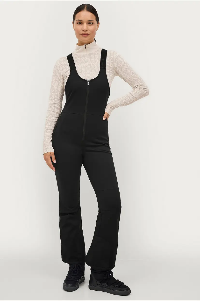 Áhkká Skibukser Gold Softshell Bib Ski Pant - Svart