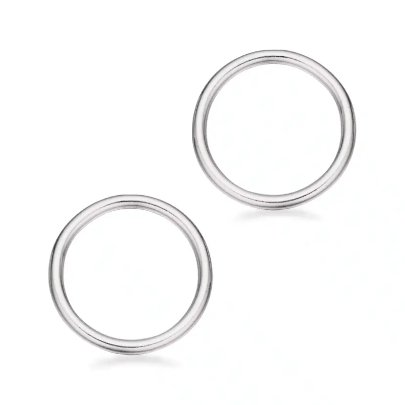 Scrouples Scrouples - Cirkel Ørestikker i Sterling Sølv, 15mm - 154042s