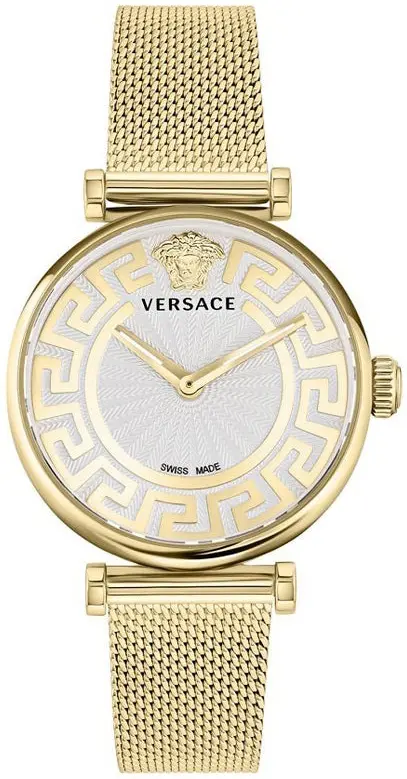 Versace Versace Dameklokke VE1CA0623 Milanese Sølvfarget/Gulltonet stål