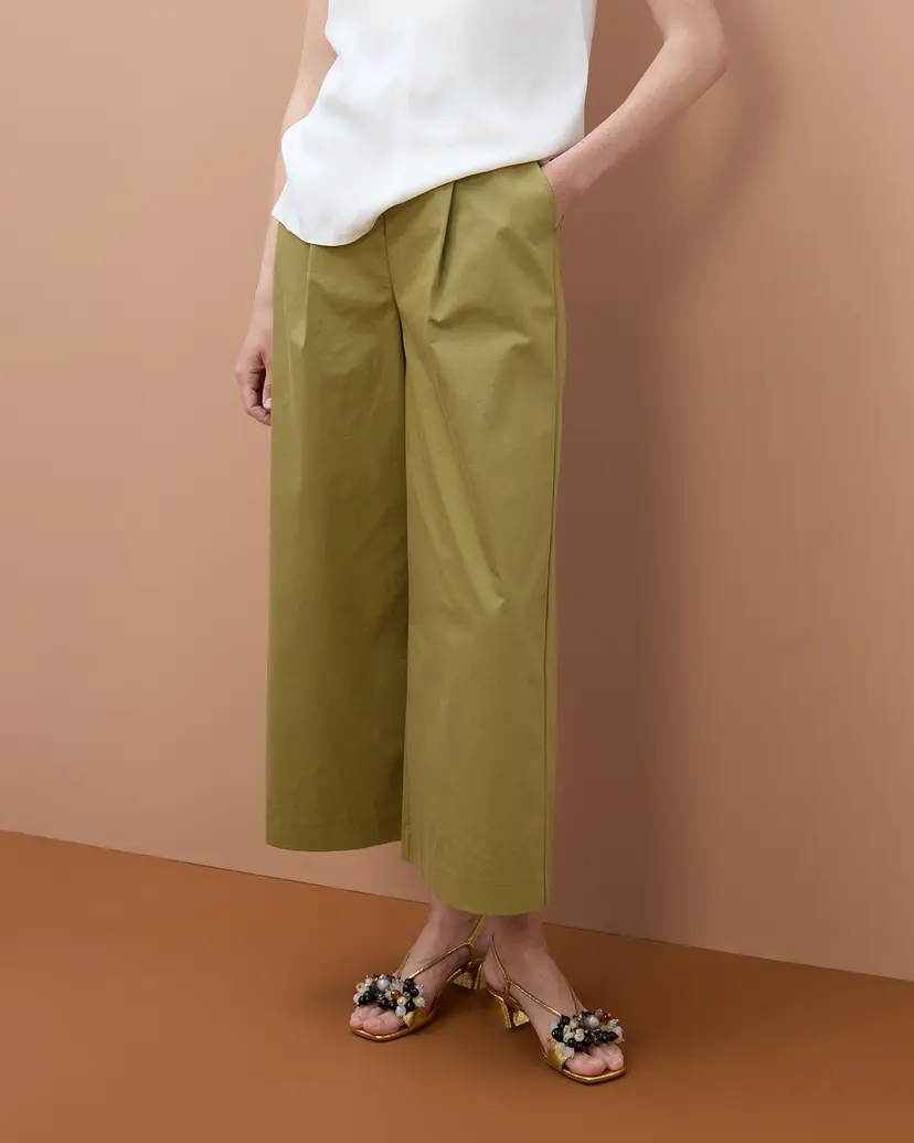 Maite by Lola Maite by Lola MS2614020 Green Culotte pants