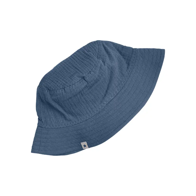 Huttelihut Huttelihut - Solhatt Bucket Hat Muslin Bering Sea