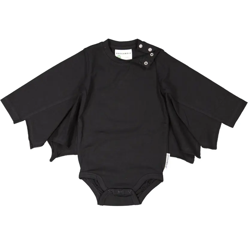 Geggamoja Drakbody Svart - Halloween - 74/80